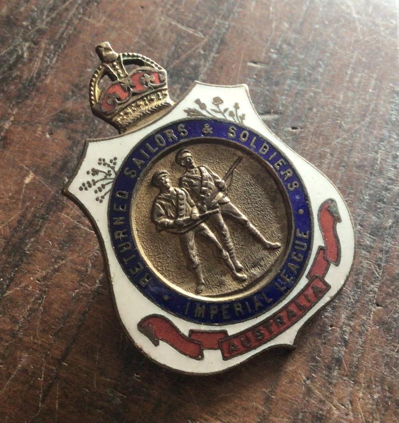 Australian WW1 RSL Lapel Badge 1919-1921