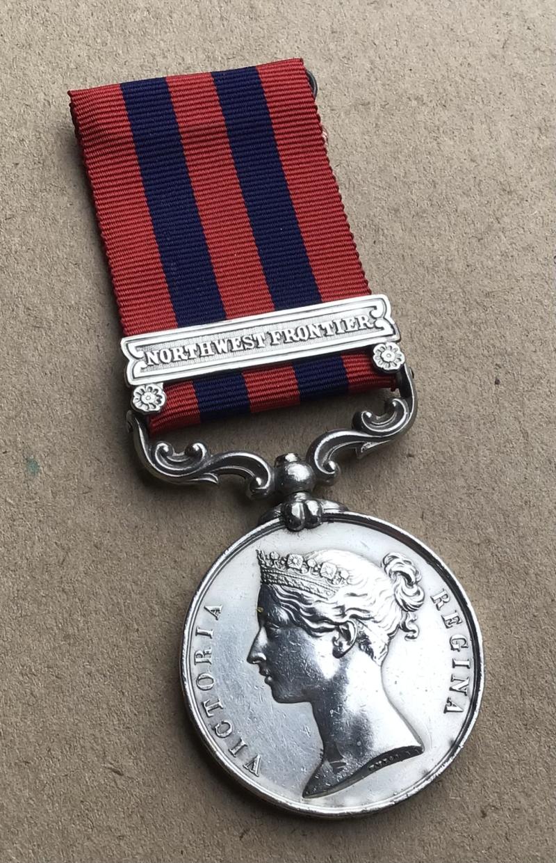 India General Service Medal 1854 - 6th Regiment of Foot