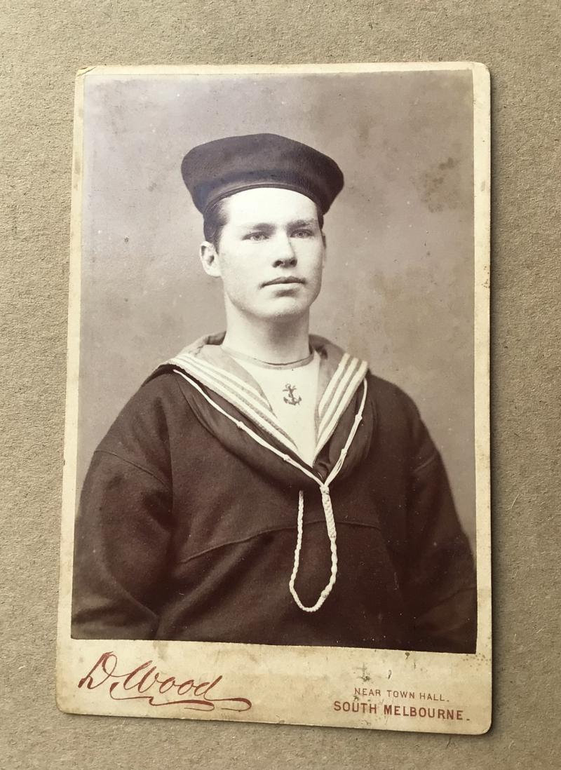 Australia Pre Federation Cdv Photograph- Victorian Navy