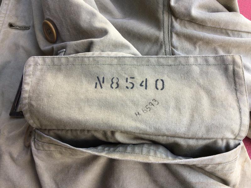 US WW2 Coat, M38 Mackinaw - 3rd Infantry Division