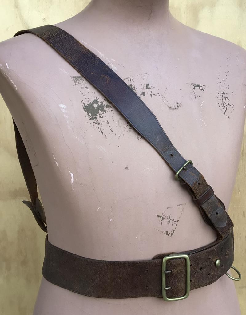 Commonwealther WW1-2 Officers Sam Brown Belt ...