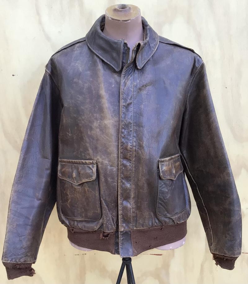 US WW2 An Original USAAF A2 Flying Jacket.