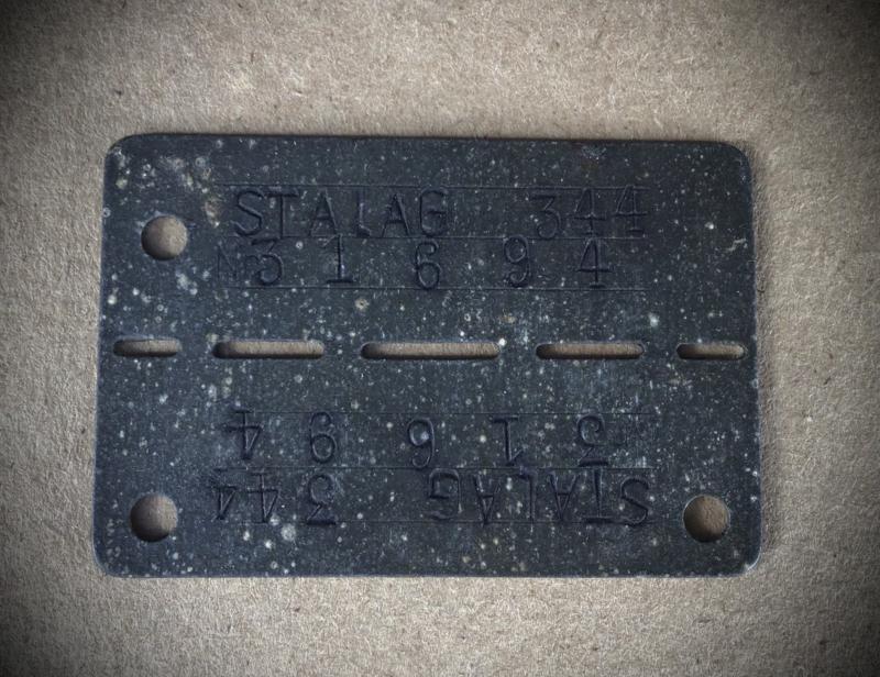 Stalag 344 POW  Allied POW Identity Disc.
