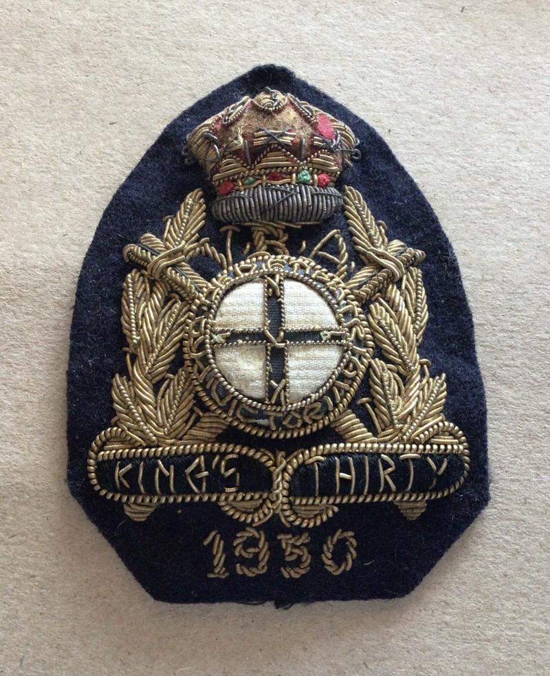 Victorian Rifle Association 1950 Kings Thirty Sleeve Badge