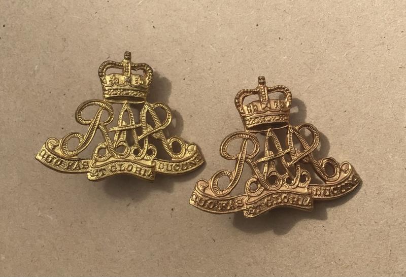 1953-60 Royal Australian Artillery Collar Badges