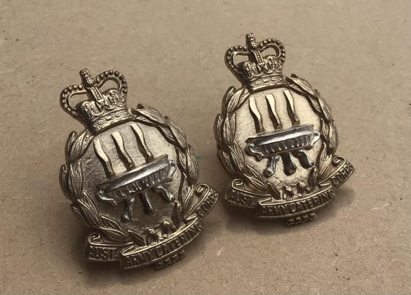 1953-60 Aust. Army Catering Corps Collar Badges