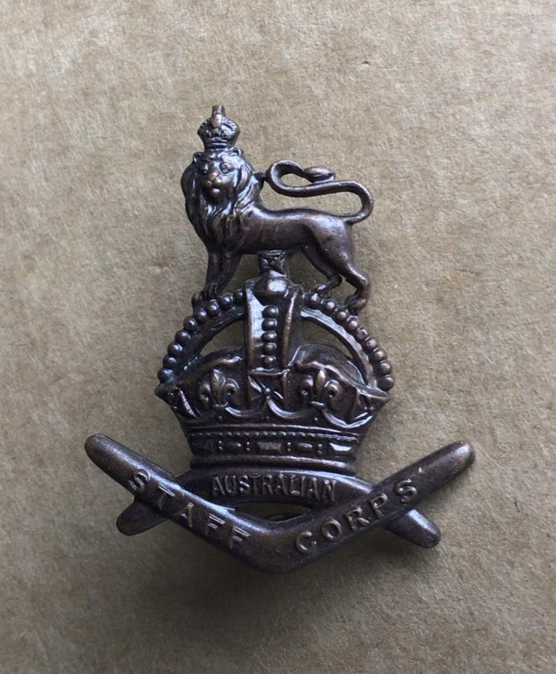 1930-42 Australian Staff Corps Cap Badge