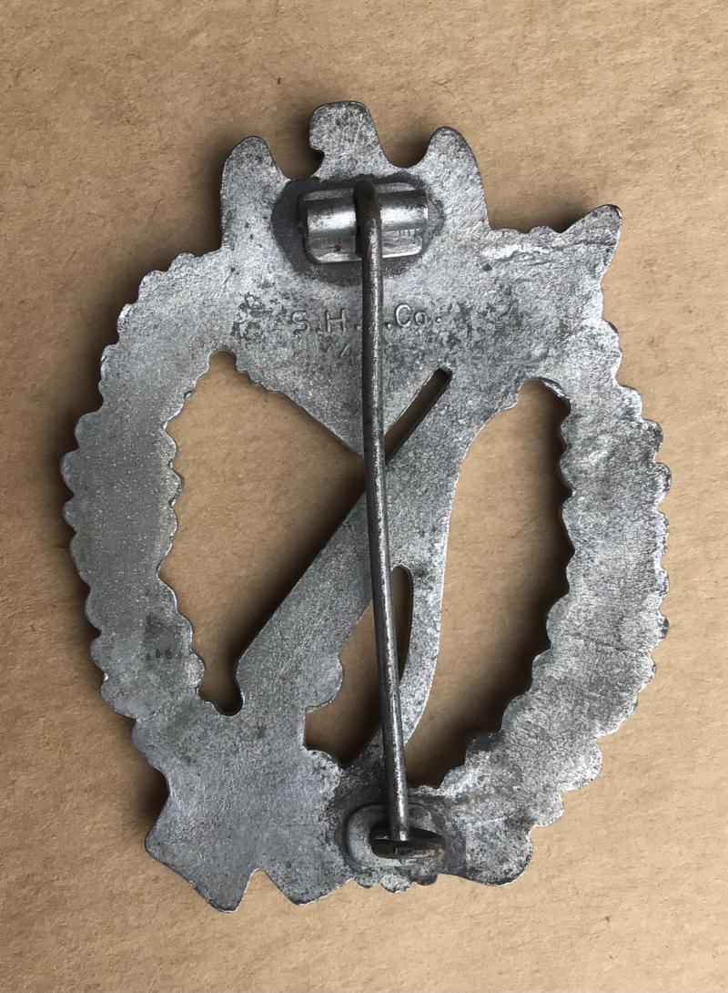 Germany WW2 Infantry Assault Badge by Sonhi, Heubach and Co.