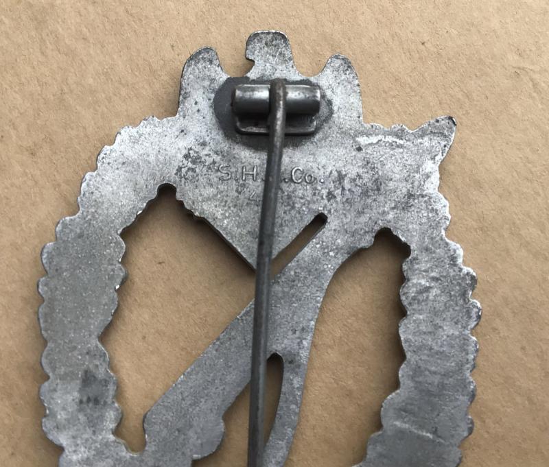 Germany WW2 Infantry Assault Badge by Sonhi, Heubach and Co.