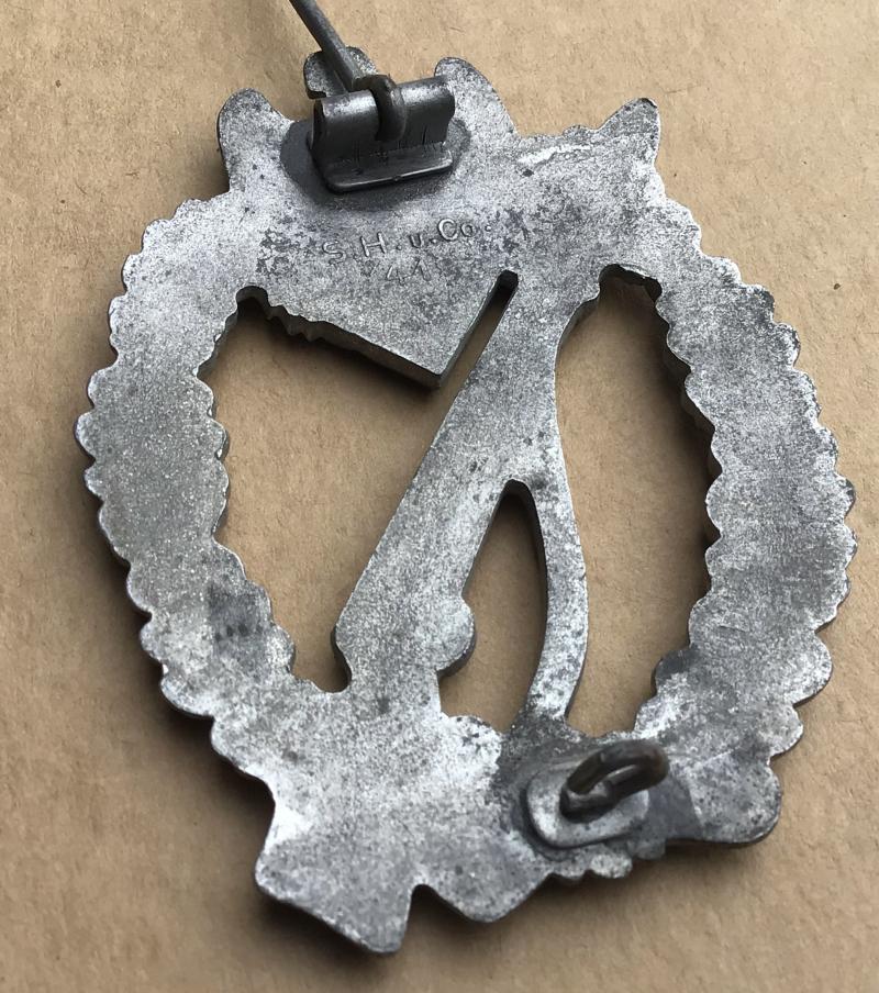 Germany WW2 Infantry Assault Badge by Sonhi, Heubach and Co.
