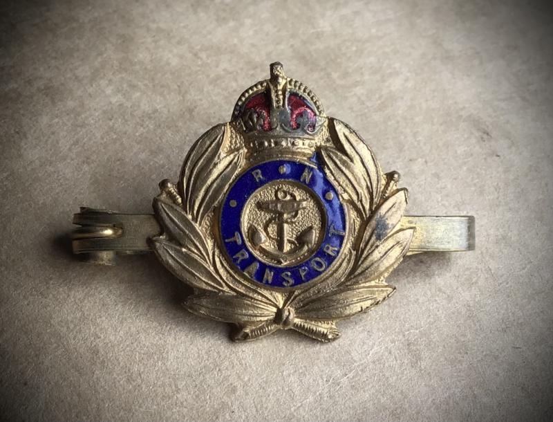 British WW1 Royal Navy Transport Lapel Badge