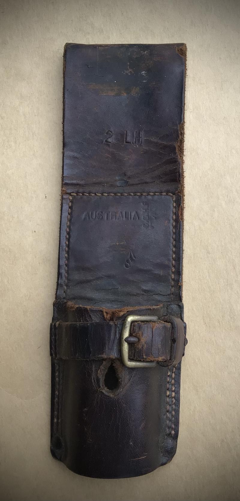 Australia WW1 Unit Marked Pattern 1915 Bayonet Frog