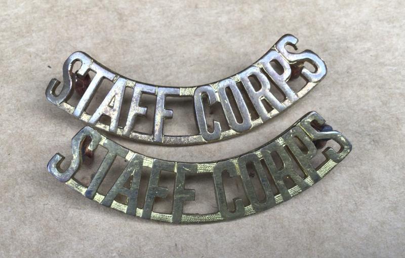 1930-42 Australian Staff Corps Shoulder Titles