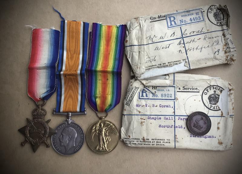 British WW1 Casualty Trio- Northumberland Fusiliers