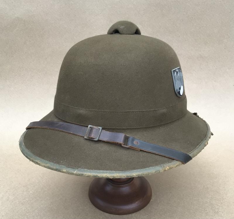 Germany WW2 Army Tropical 2nd Pattern Pith Helmet