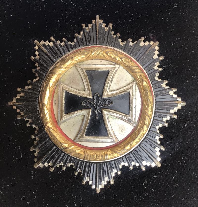 German 1957 Cased German Cross in Gold