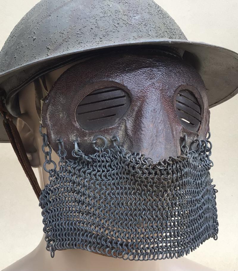 BRITISH WW1 TANK CREW ‘SPLATTER’ MASK FACE VEIL