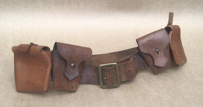 Australia WW1- Militia Pattern 1903 Belt and Ammunition Pouches