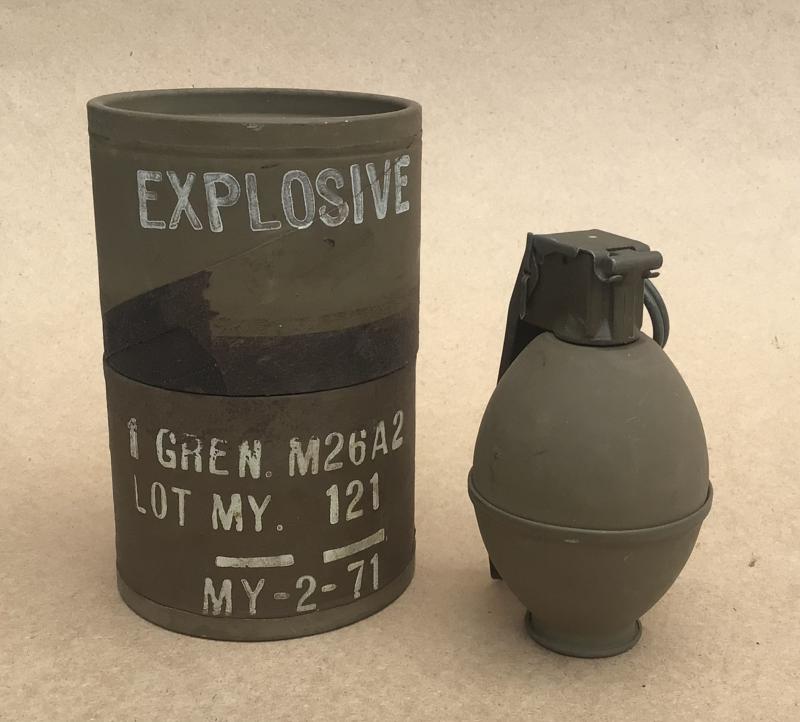 Vietnam War Era M26 Hand Grenade