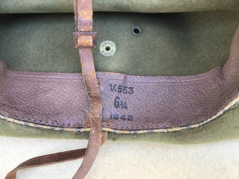 Australia WW2 Army Slouch Hat - 1942 Dated