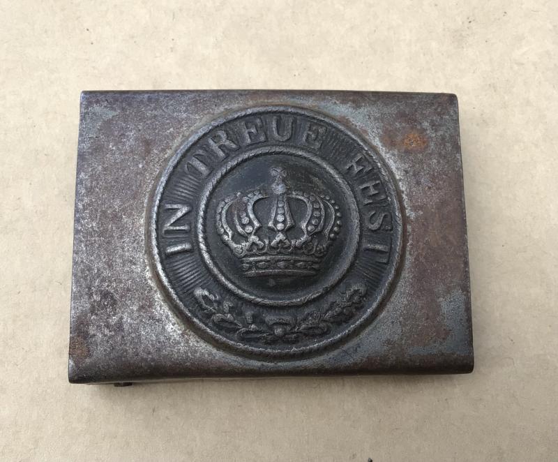 German WW1 Bavarian Other Ranks Belt Buckle