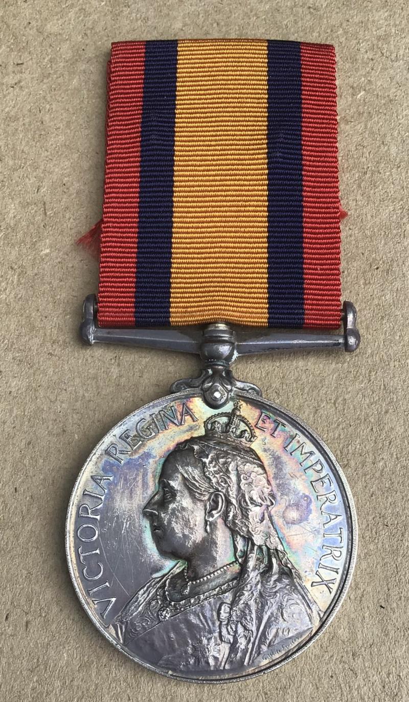 British Boer War QSA KSA Pair - Royal Navy