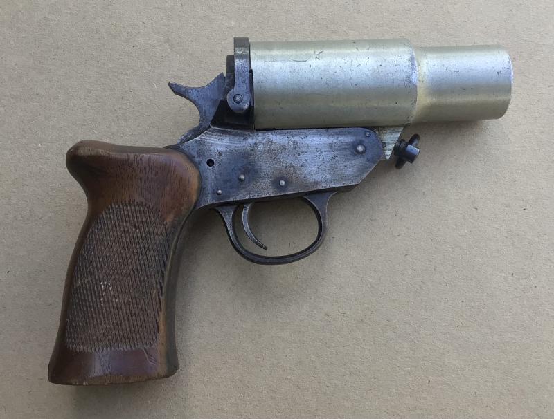 British WW2 MK III Flare Pistol - US Lend Lease Contract.