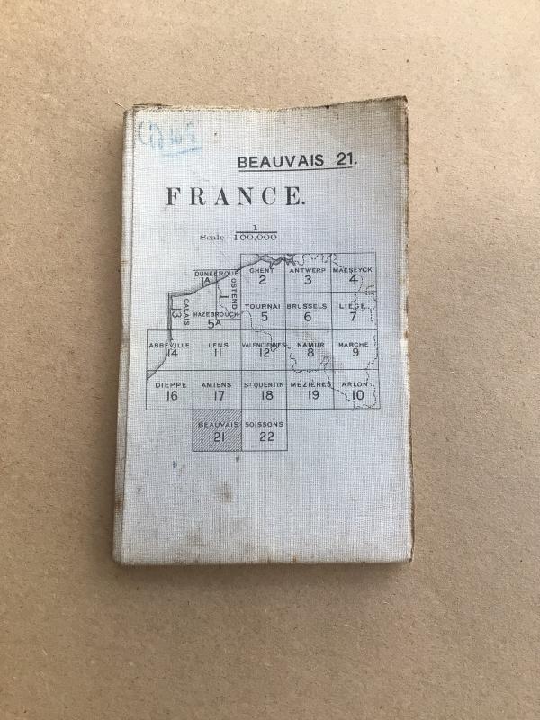 British WW1 Trench Map - France (Beauvais 21)