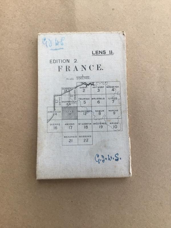 British WW1 Trench Map - France (Lens 11)