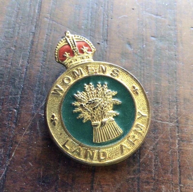 British WW2 Women’s Land Army Hat Badge