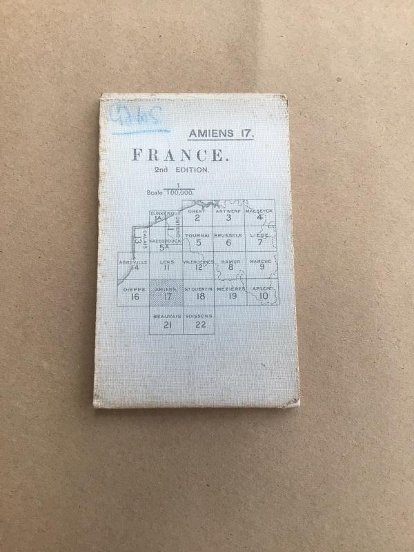 British WW1 Trench Map - France (Amiens 17)