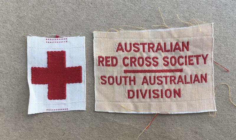 WW2 Australia Red Cross Society - South Australian Division Cloth Patches