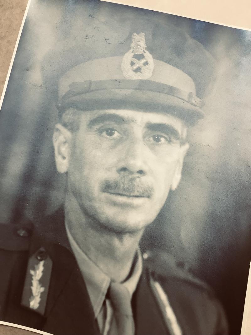 Australia WW2 Official Photograph Portrait of Major General George Alan Vasey, CB, CBE, DSO & Bar