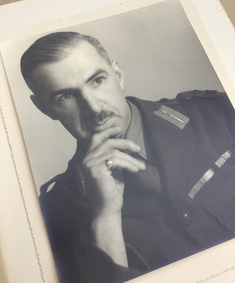 Australia WW2 Official Photograph Portrait of Major General Sir Sydney Rowell.