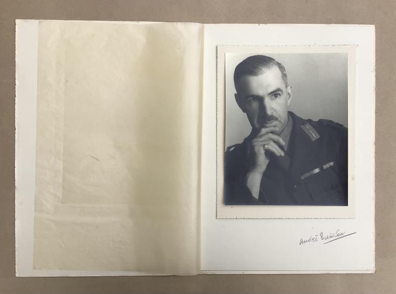 Australia WW2 Official Photograph Portrait of Major General Sir Sydney Rowell.
