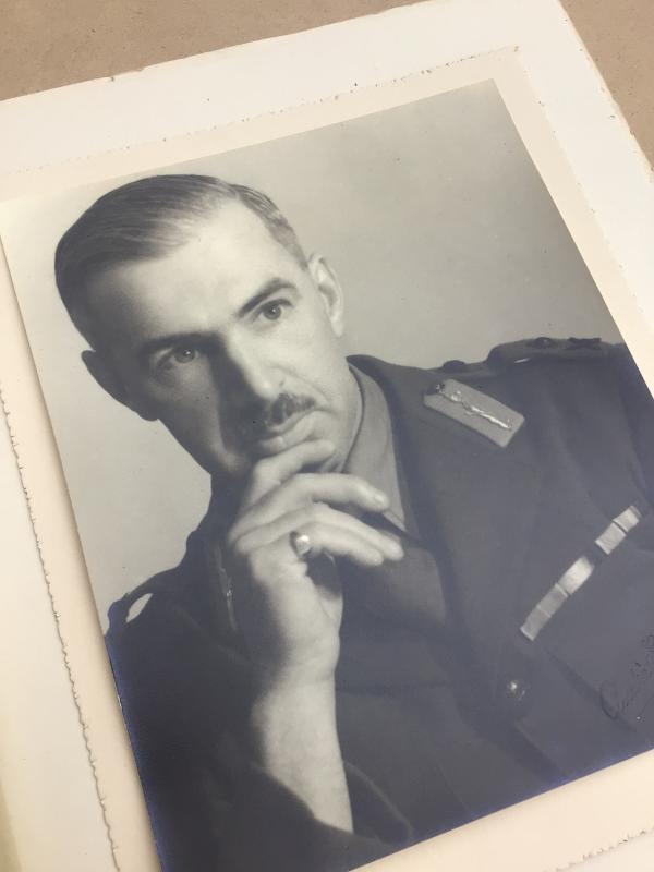 Australia WW2 Official Photograph Portrait of Major General Sir Sydney Rowell.