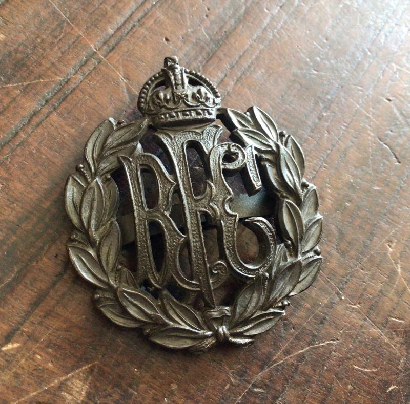 WW1 Royal Flying Corps Officers Hat Badge