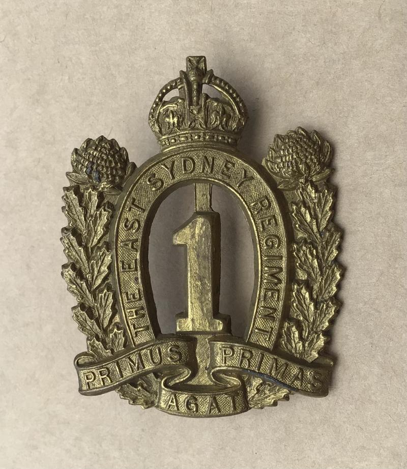 1930-42 1st Infantry Battalion Hat Badge