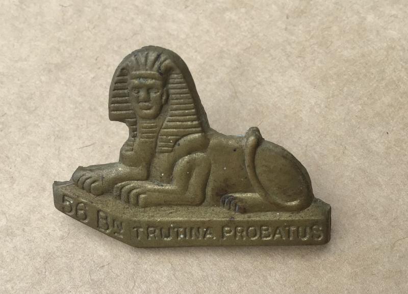 1930-42 56th Infantry Battalion Collar Badge.