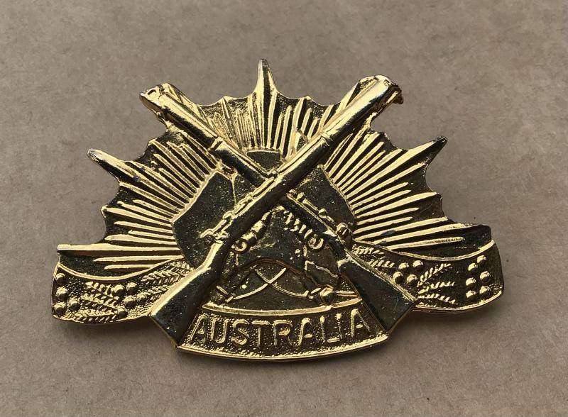 Commercial Rising Sun Hat Badge