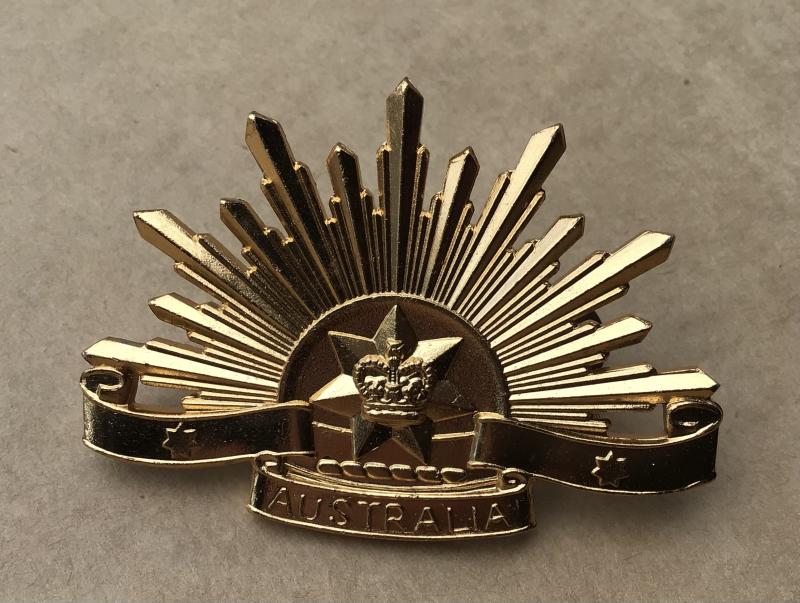 Federation Rising Sun Hat Badge