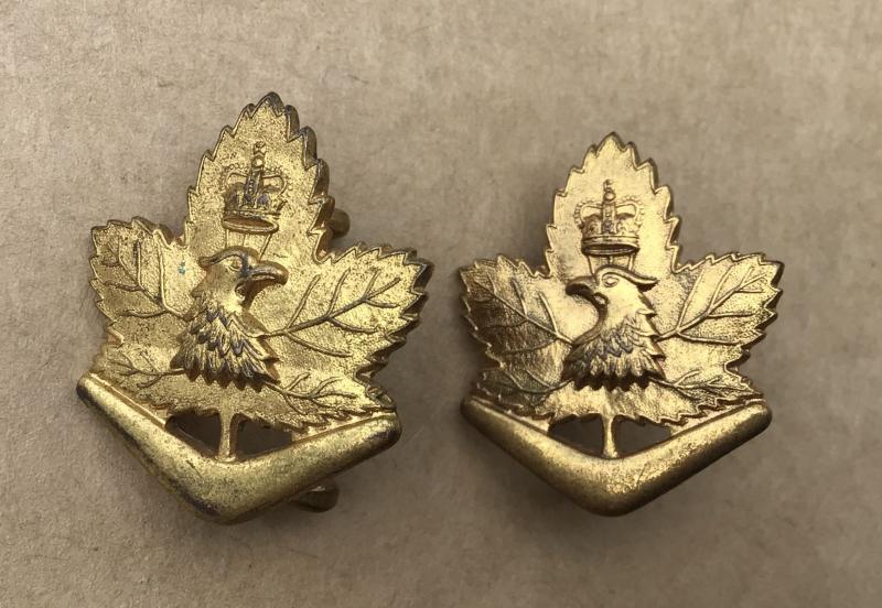1953-60 8/7th Battalion Collar Badges