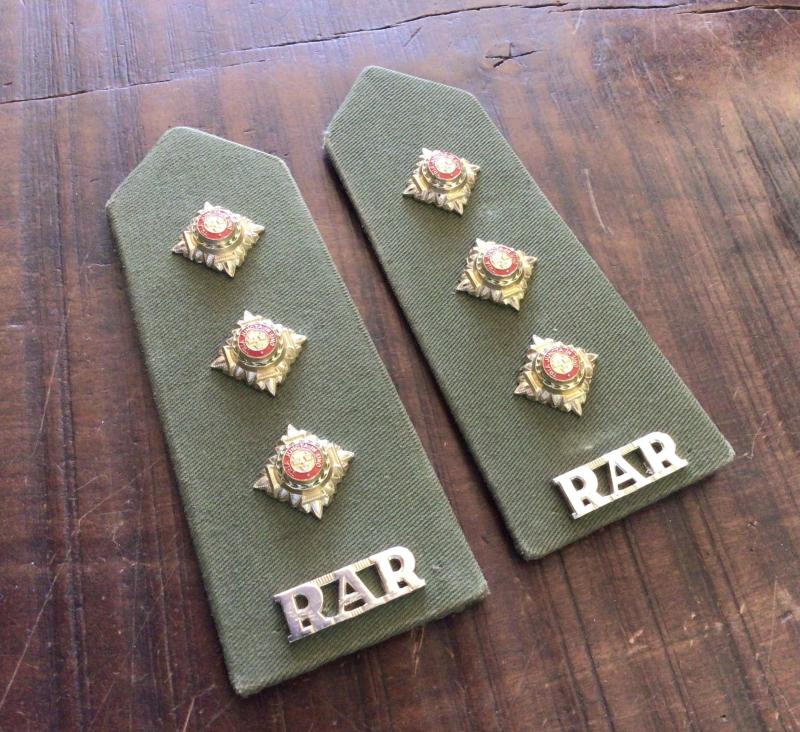 Vietnam War Period Army Officers Rank Epaulettes