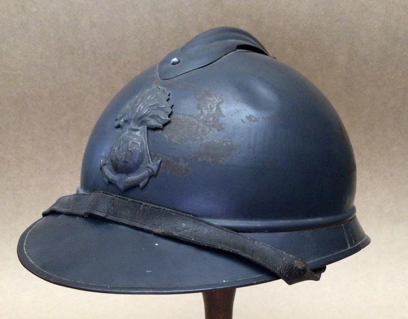 France WW1 M1915 Adrian Colonial Infantry Helmet.