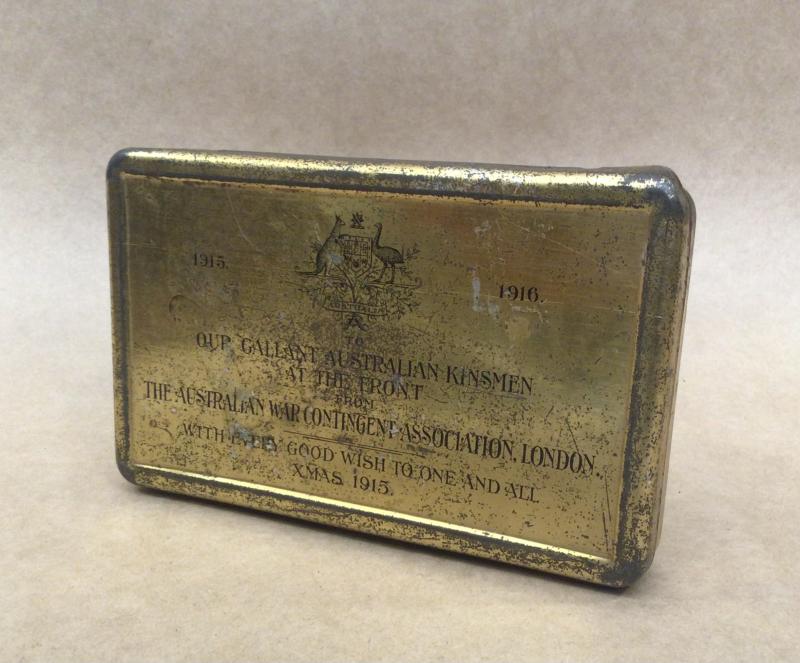 WW1 1915 Australian War Contingent Assocation Chocolate Tin