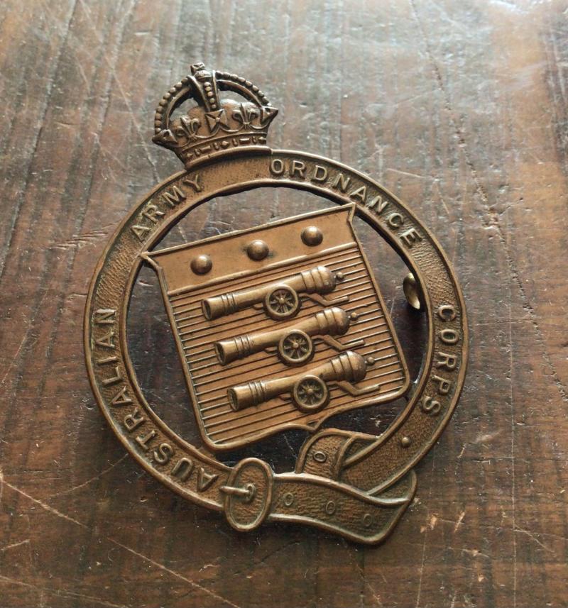 1930-42 Australian Army Ordnance Corps Hat Badge