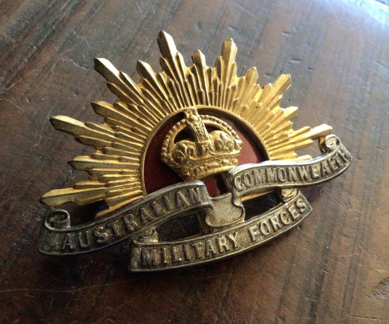 1900-1912 Australian Administrative & Instructional Staff Corps Hat Badge