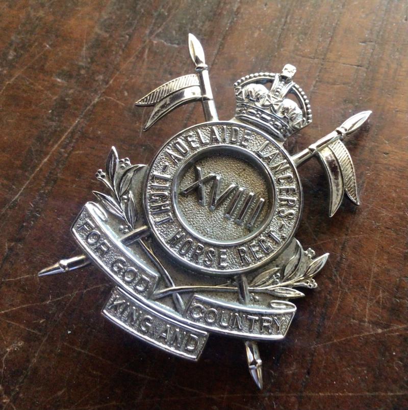 1930-42 18th Light Horse Regiment Hat Badge