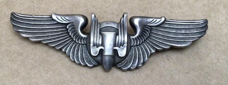 U.S WW2 USAAF  Sterling Silver Air Gunners Wings