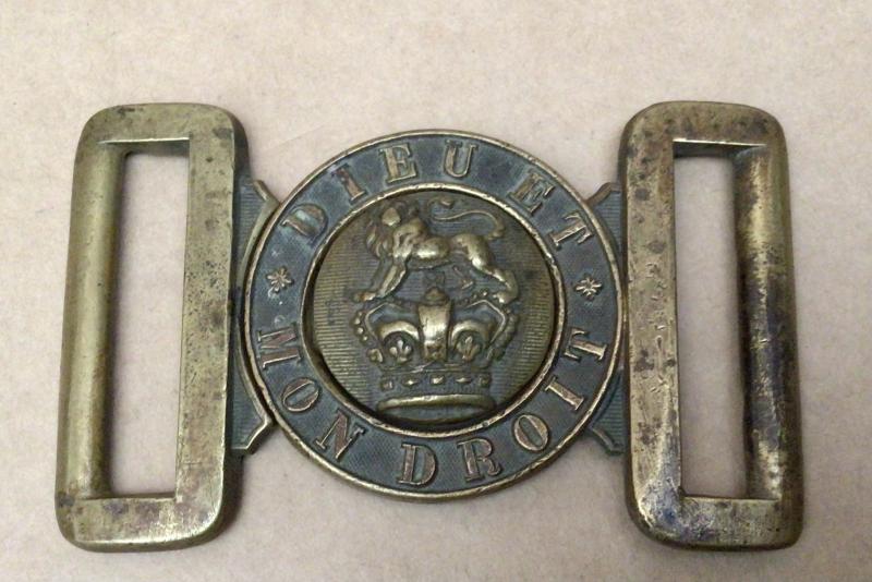 British General Service QVC Union Clasps Belt Buckle